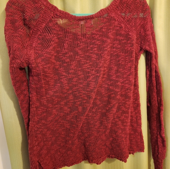 Roxy Maroon Lightweight Sweater - Picture 2 of 3